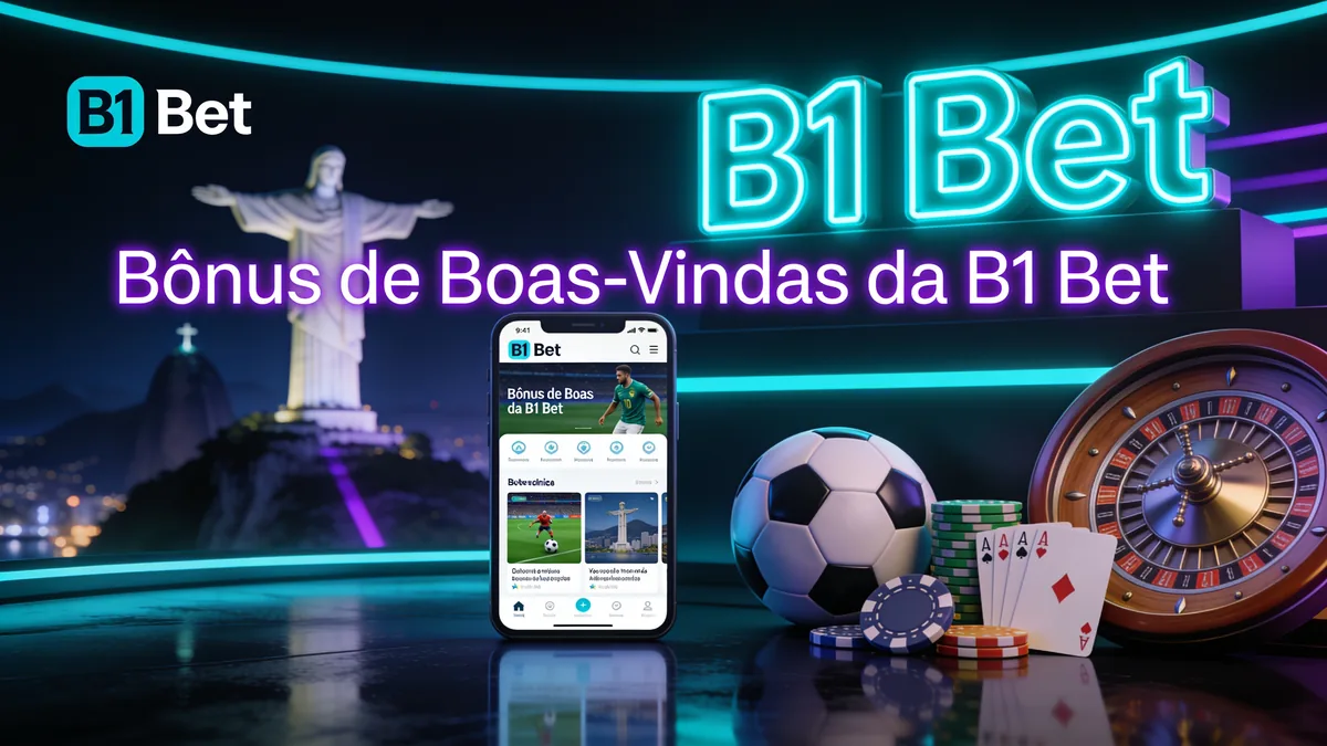 Bônus de Boas-Vindas da B1 Bet para jogadores no Brasil