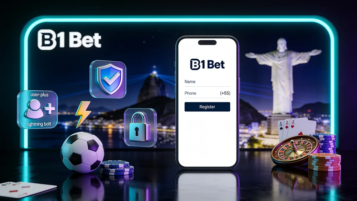 Cadastro na B1 Bet para jogadores no Brasil